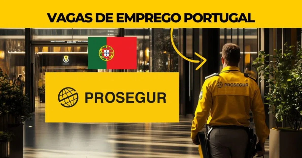Prosegur e Securitas contratam vigilantes em Portugal. Salários de até € 1.022,13, benefícios atrativos e vagas em várias regiões.