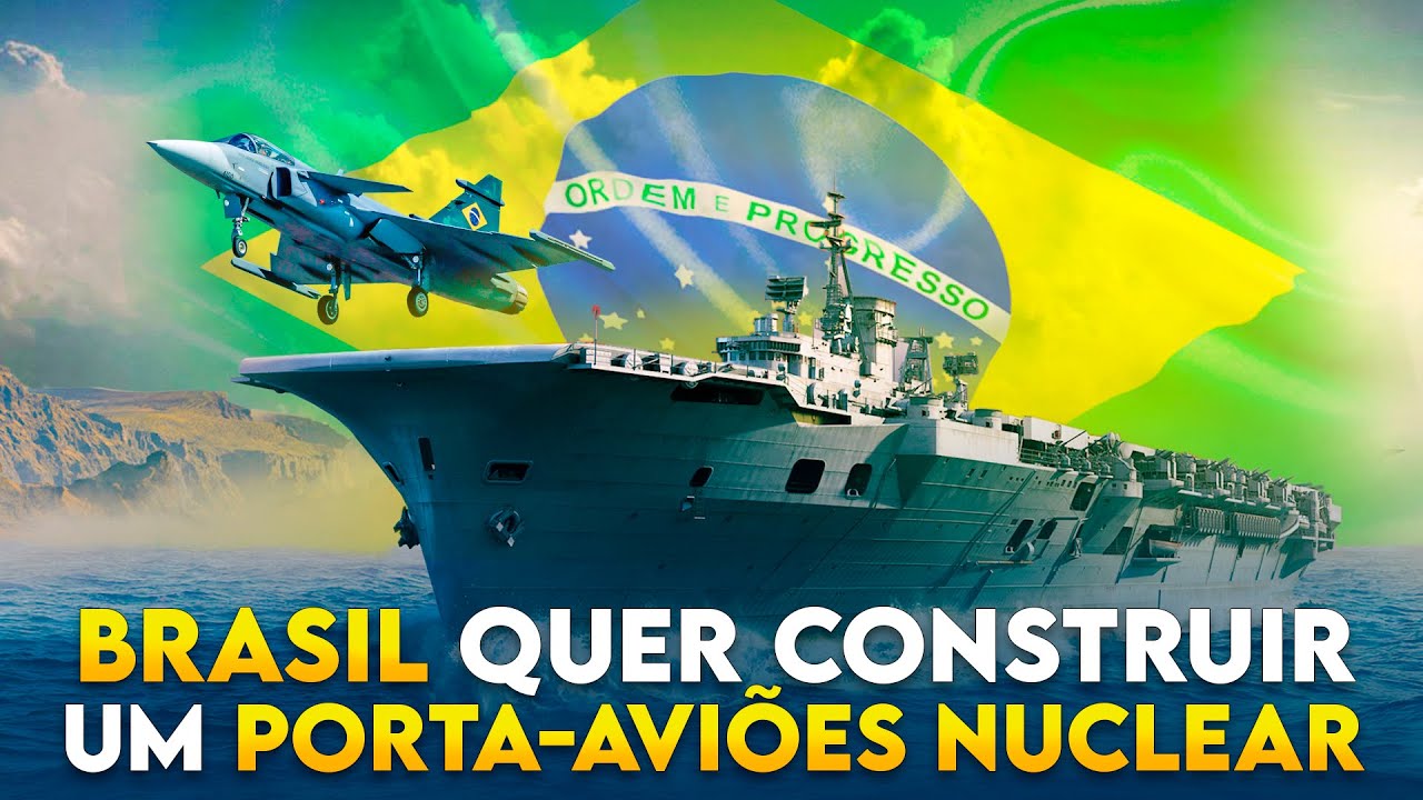 Washington em alerta! Agora ficou sério: Marinha do Brasil quer construir um porta-aviões e promete tornar o país o primeiro da América Latina a operar essa poderosa máquina, revolucionando sua posição geopolítica no mundo