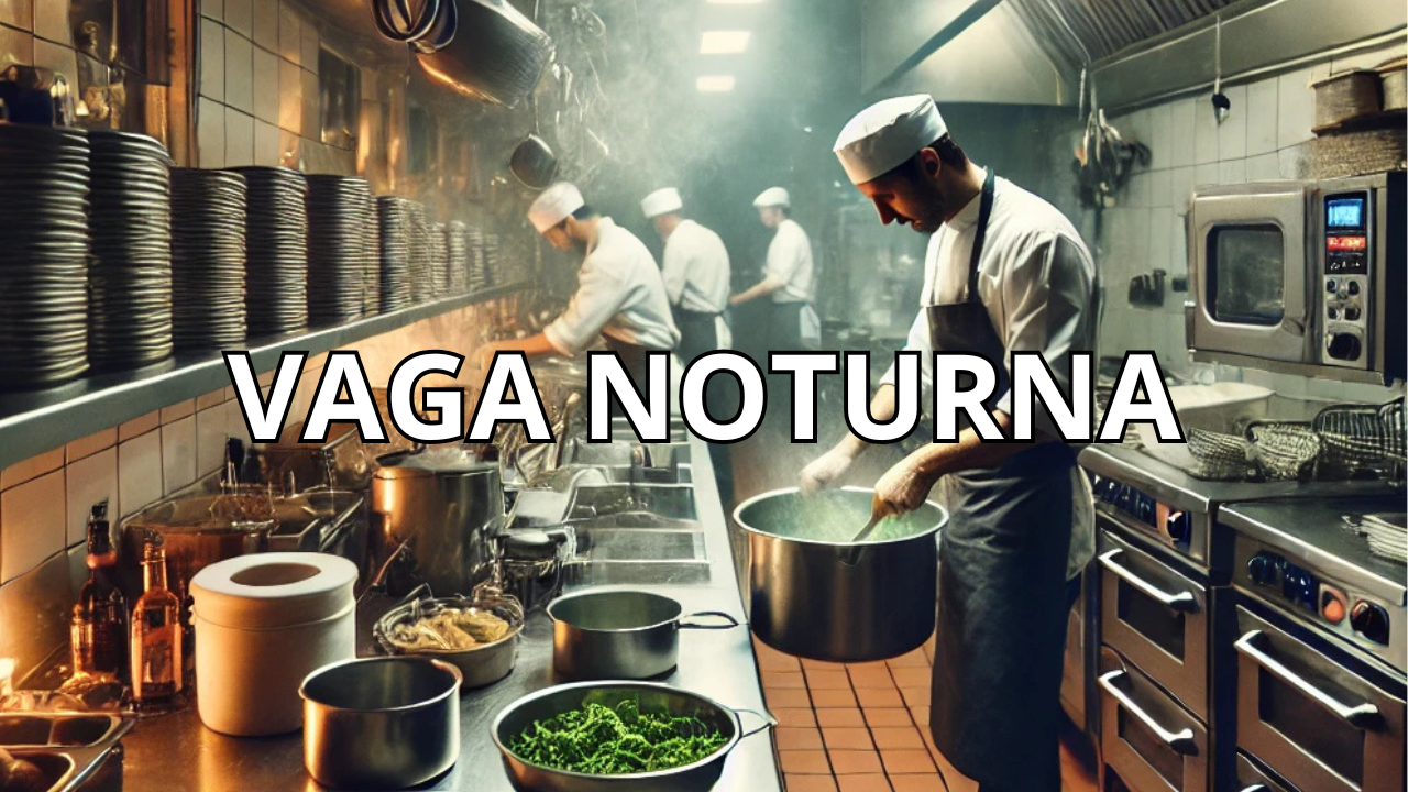 Empresa de refeições coletivas L’energie abre vaga de emprego noturna para cozinheiro. Salário competitivo e benefícios! Inscreva-se agora.