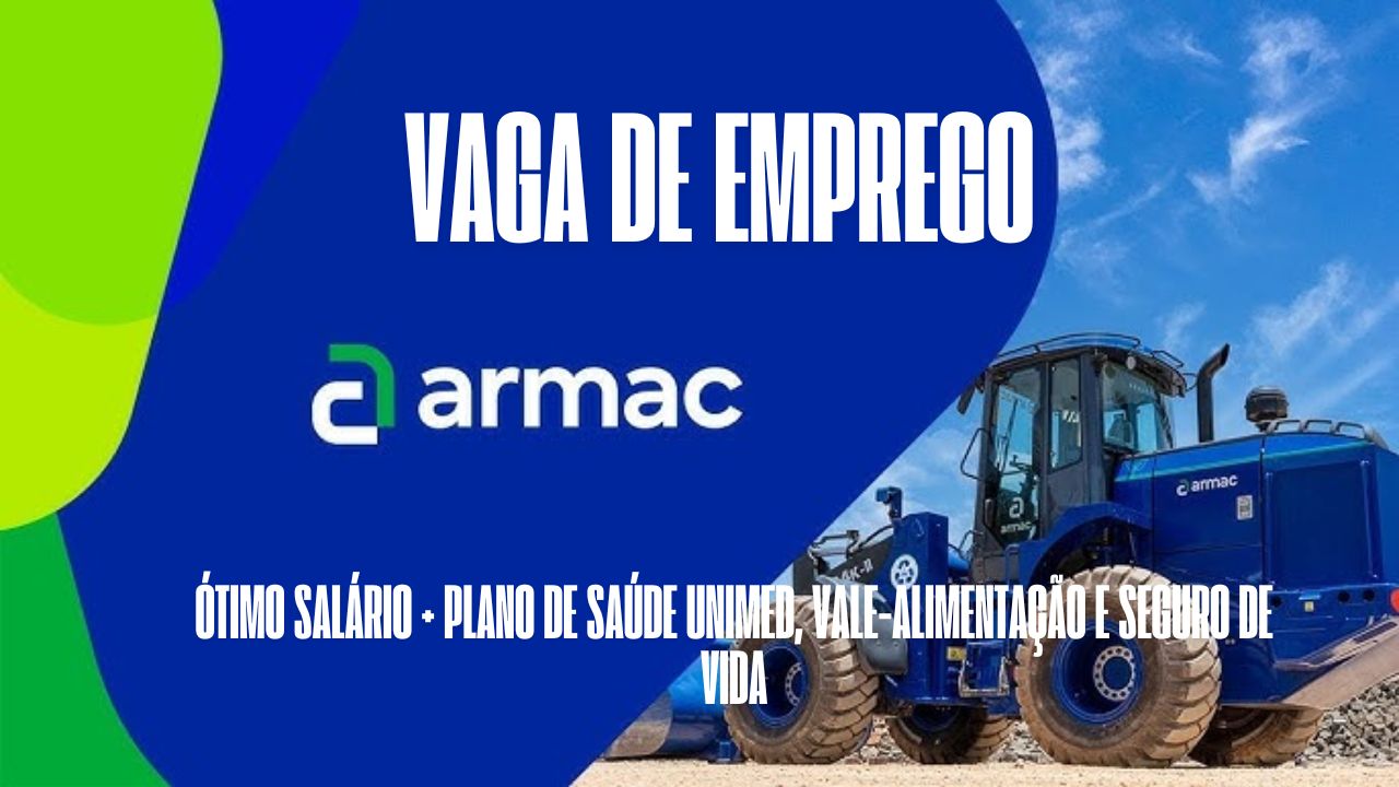 Armac abre processo seletivo para Motorista de Caminhão Basculante; Oferece ótimo salário + plano de saúde, vale-alimentação e seguro de vida