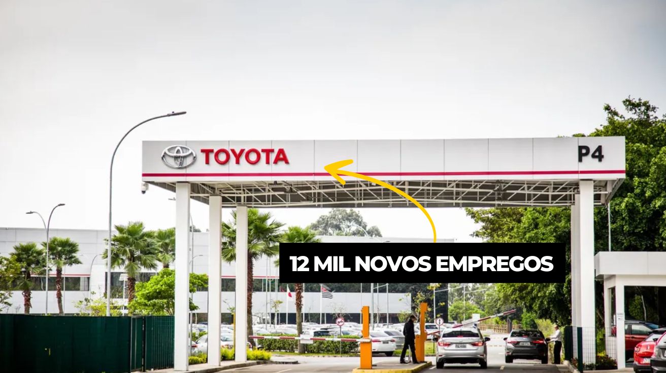 Toyota investirá R$ 11,5 bilhões no Brasil, gerando 12 mil empregos. Nova fábrica terá capacidade de 100 mil carros por ano.