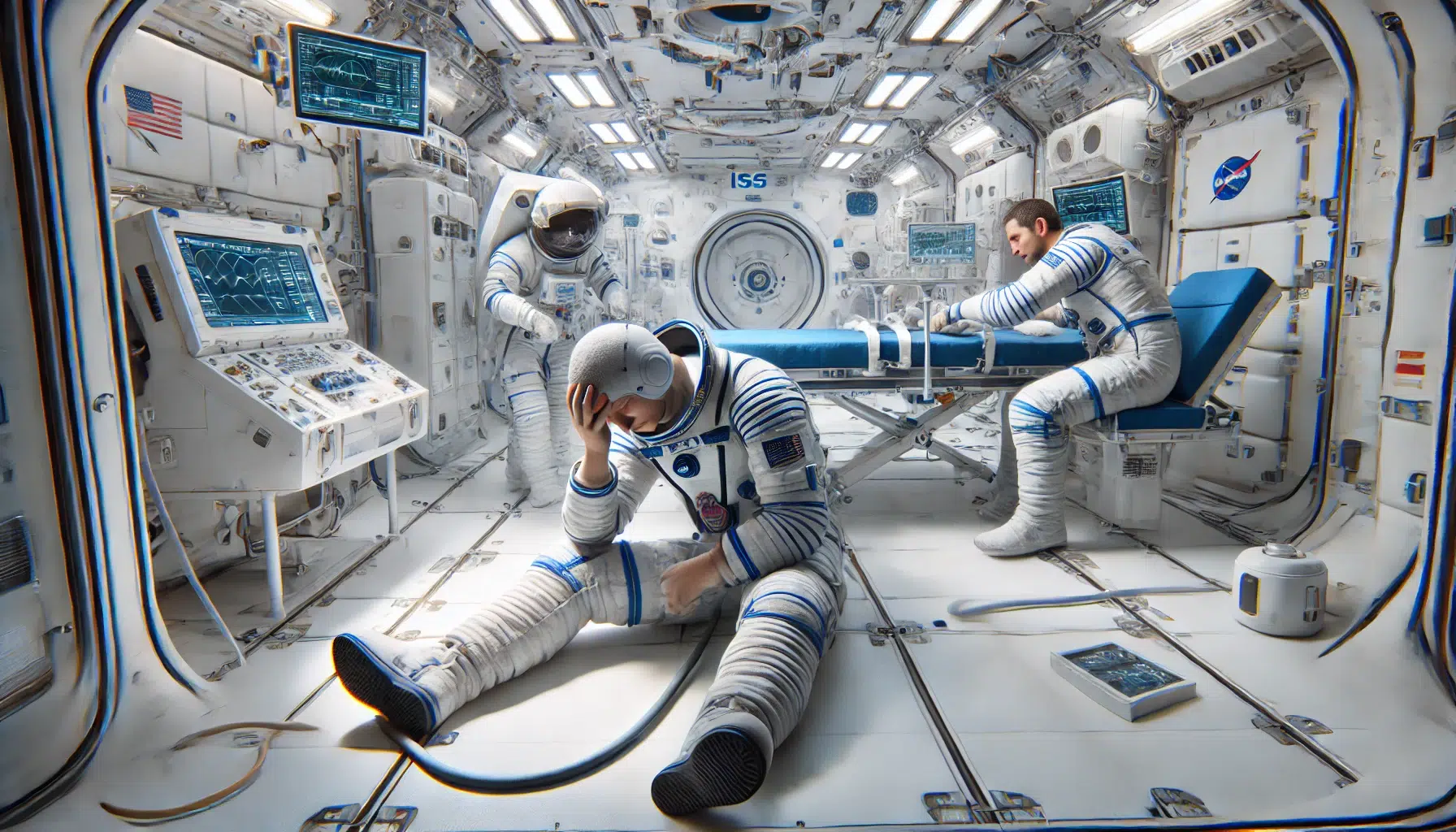 Astronautas adoecem na Estação Espacial