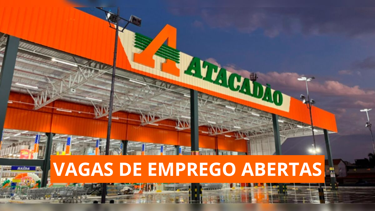Atacadão oferece três vagas de emprego no cargo de repositor de frios em Contagem, Minas Gerais, sem exigir experiência!