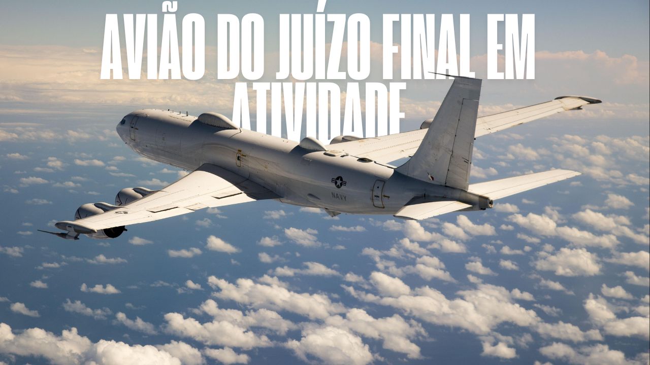 'Avião do Juízo Final' da Marinha dos EUA sobrevoa base nuclear estratégica em missão misteriosa de sete horas