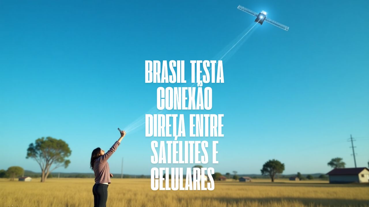 Brasil testa conexão direta entre satélites e celulares comuns. Tecnologia D2D promete ampliar cobertura em áreas remotas com apoio da Anatel, Claro e Lynk Global.