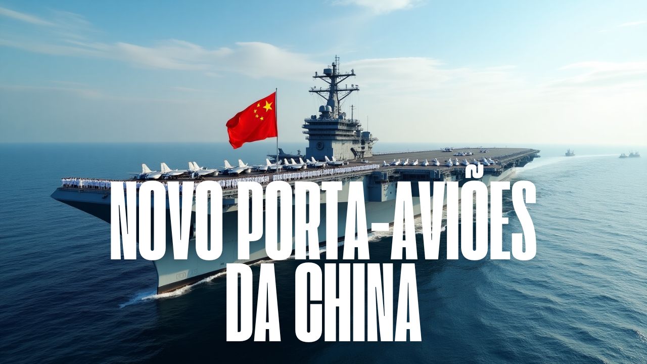 China desafia os EUA e constrói o maior porta-aviões nuclear do mundo com quatro pistas de lançamento