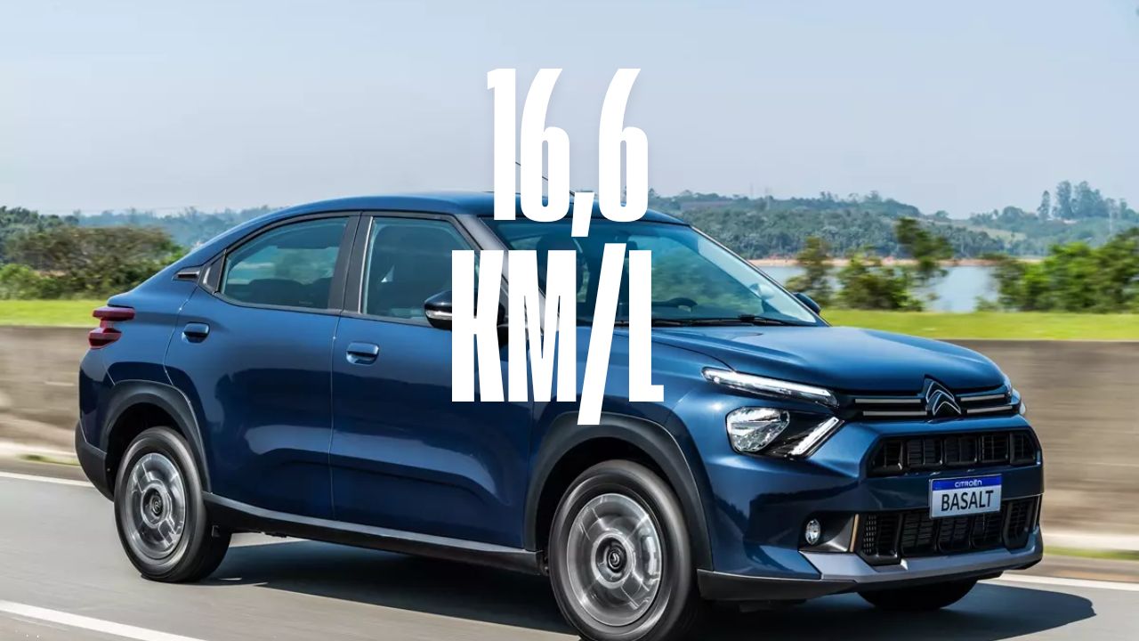 O Citroën Basalt Feel 1.0 2025 se destaca pelo excelente consumo em rodovia, superando os dados oficiais ao marcar 16,6 km/l com gasolina em teste real. Além disso, combina design moderno de SUV cupê com amplo espaço interno e preço competitivo, tornando-se uma opção atrativa para quem busca economia e estilo.