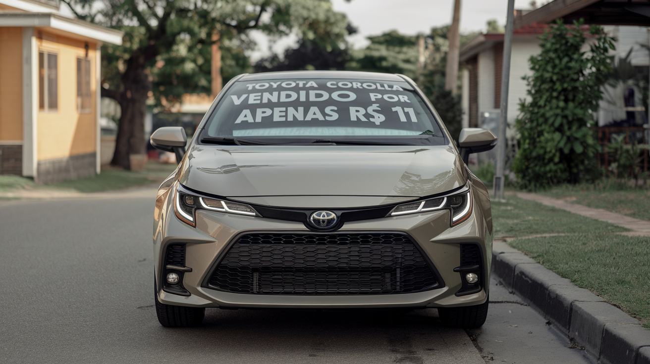 Conheça o caso do Toyota Corolla vendido por apenas R$ 11! Dono compartilha detalhes do carro e surpreende a internet com história inusitada sobre a negociação