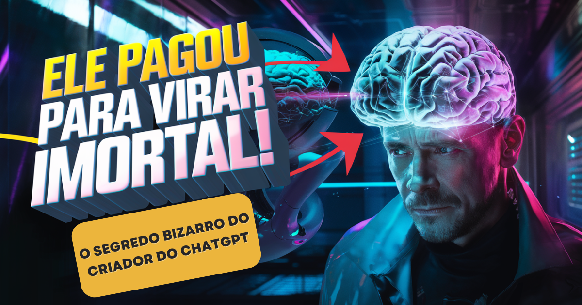 Sam Altman pagou para preservar seu cérebro digitalmente após a morte. O processo da Nectome promete imortalidade, mas gera grandes polêmica (Imagem: Reprodução/Canva)