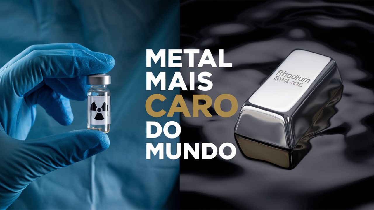 Califórnio e ródio ocupam o topo da lista dos metais mais caros do mundo, com aplicações que vão da medicina à indústria automotiva