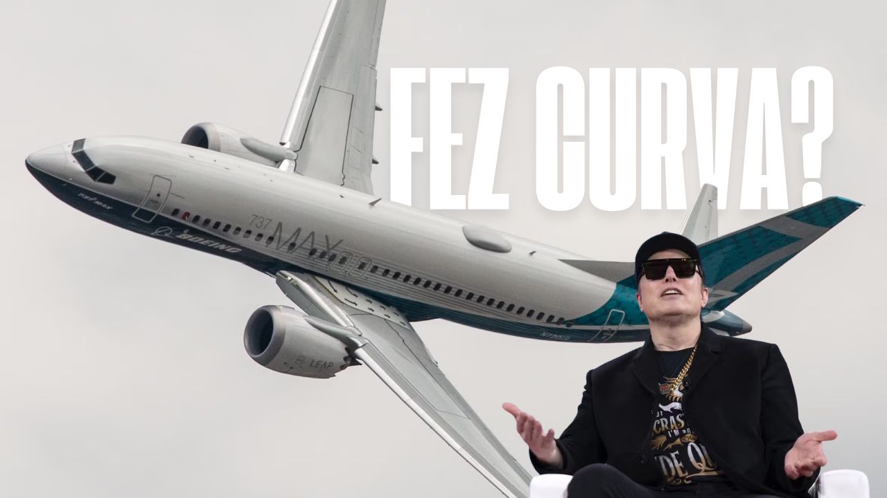 Elon Musk causa alvoroço ao criticar rota curva de voo com Boeing 737 MAX e gera polêmica nas redes