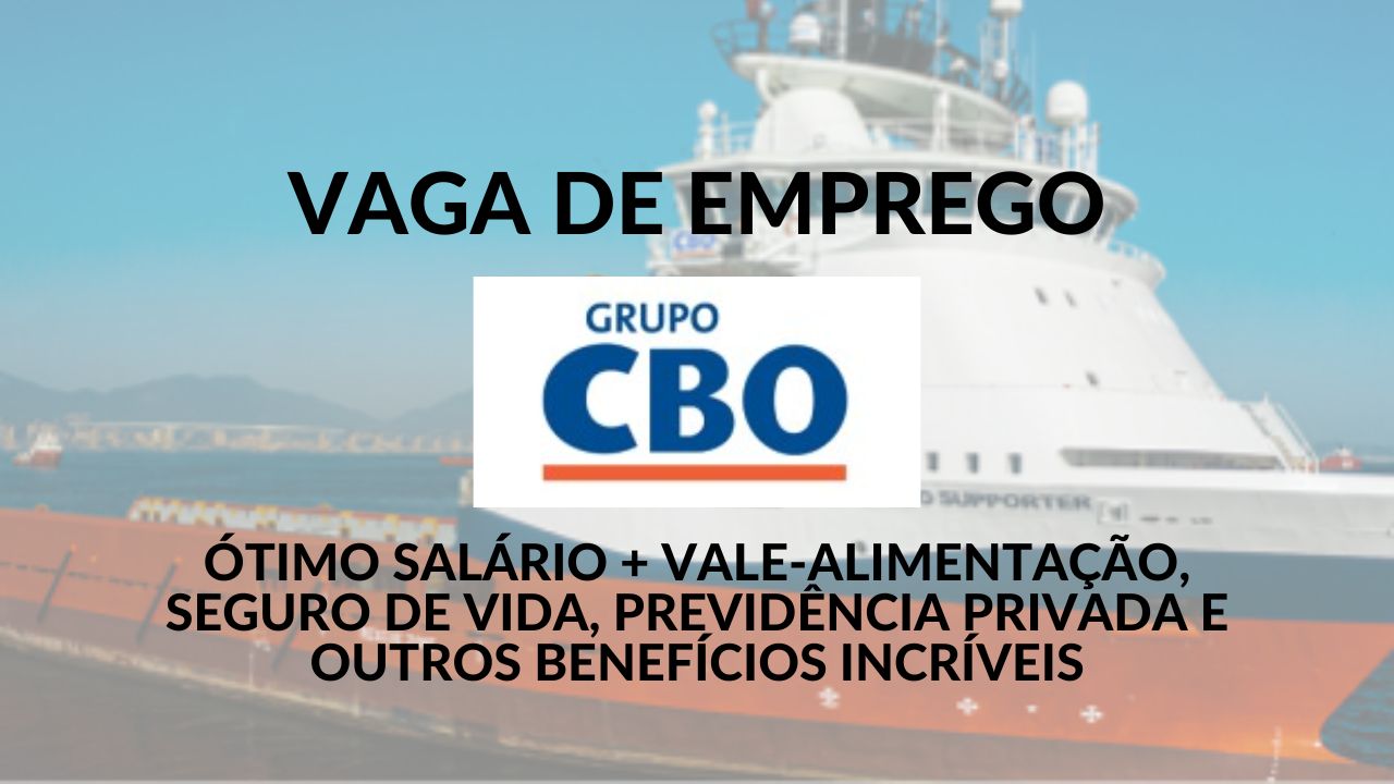 Grupo CBO está com oportunidade de emprego para Analista de Inteligência de Suprimentos oferece ótimo salário e pacote de benefícios completo!