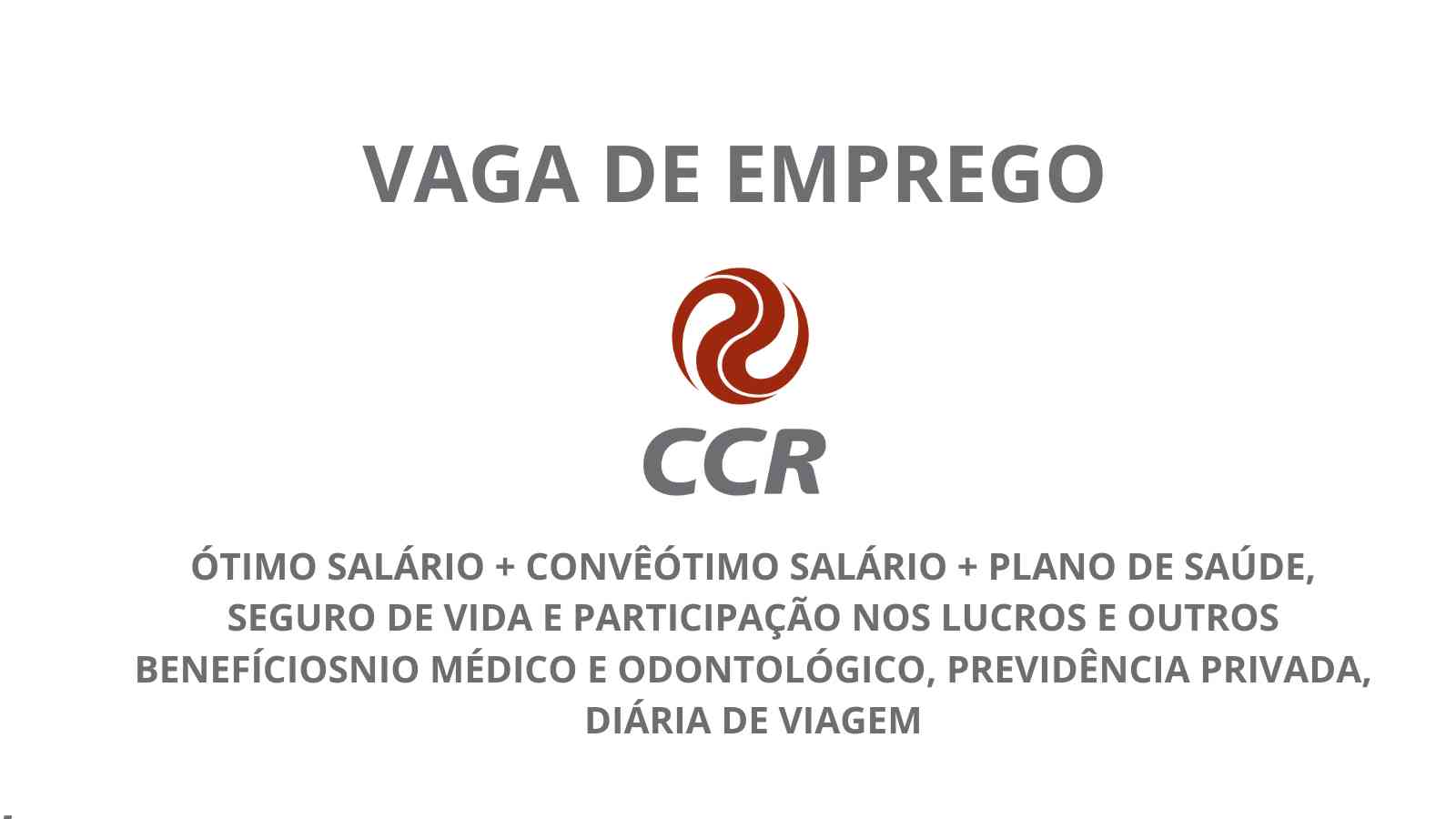 Grupo CCR está procurando interessados em trabalhar como motorista de APH: Oferece ótimo salário + plano de saúde, seguro de vida e participação nos lucros e outros benefícios, veja como garantir a vaga