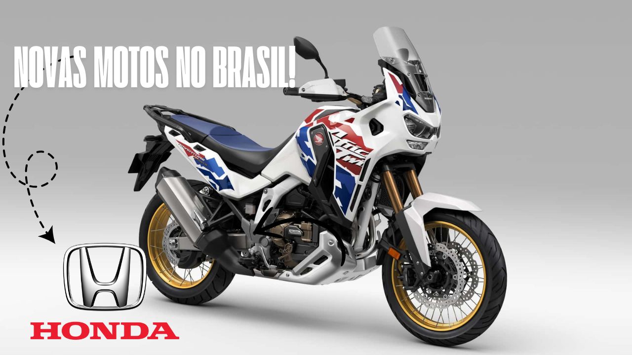 Honda anuncia lançamento das motos CB 500 Hornet, NX 500 e nova Africa Twin no Brasil para 2025