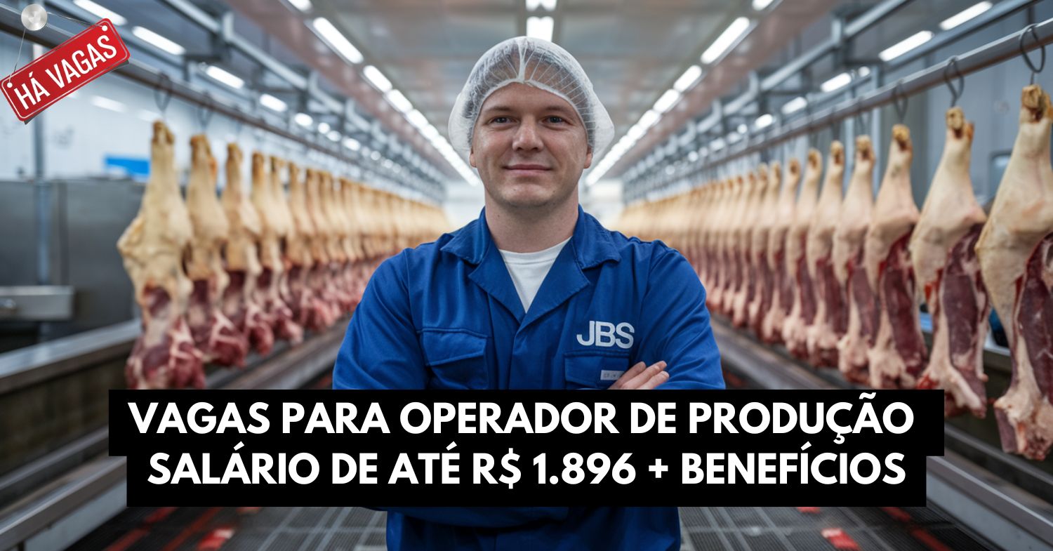 JBS abre 10 vagas para Operador de Produção em Taquaritinga (SP)