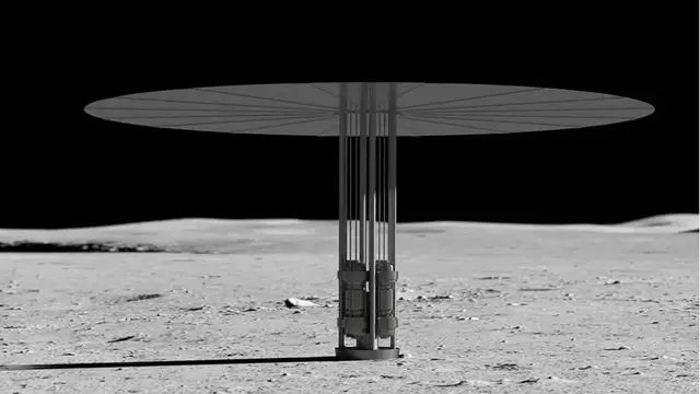 Fusão nuclear lunar, NASA, Reator nuclear