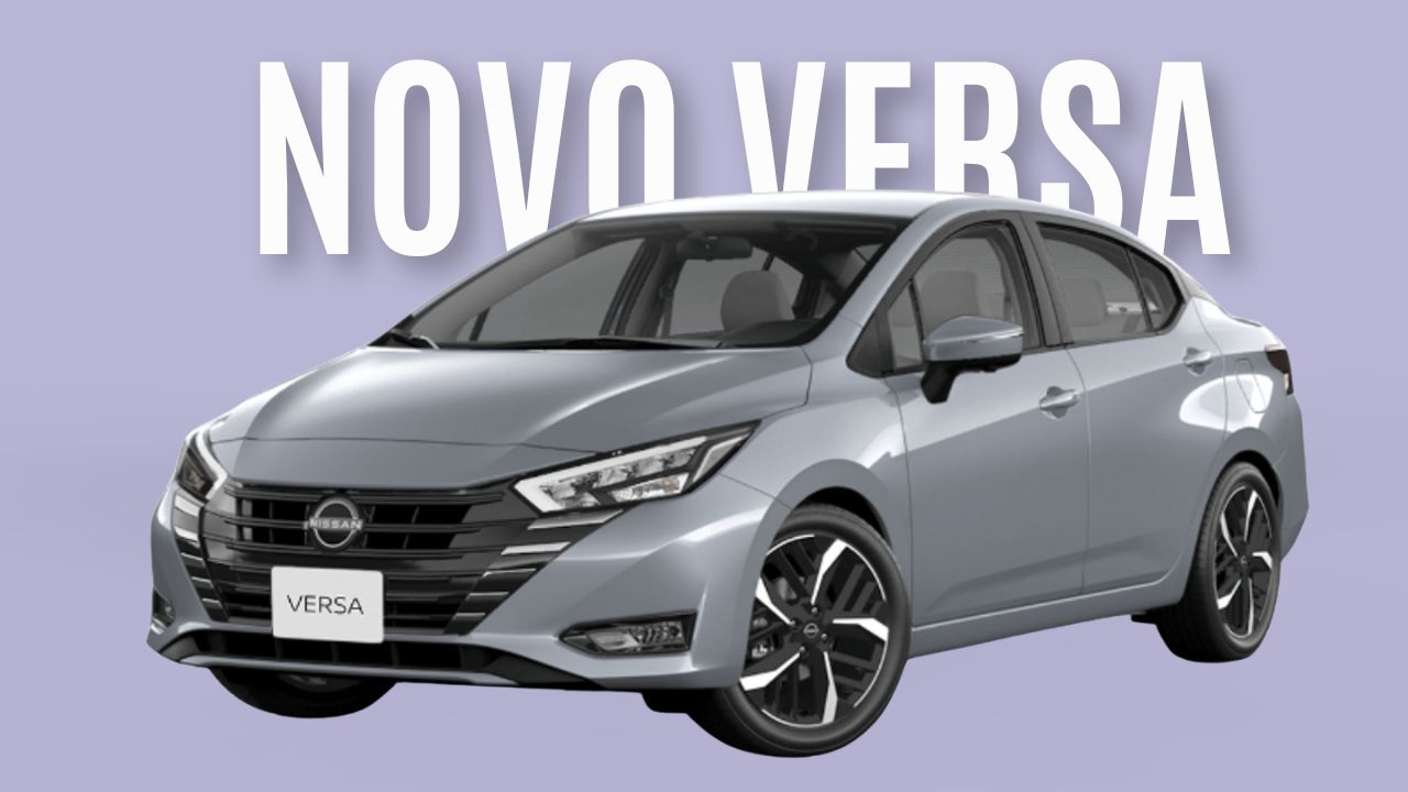 Nissan Versa 2025 mantém motor 1.6, surpreende na versão de entrada e se destaca pela confiabilidade