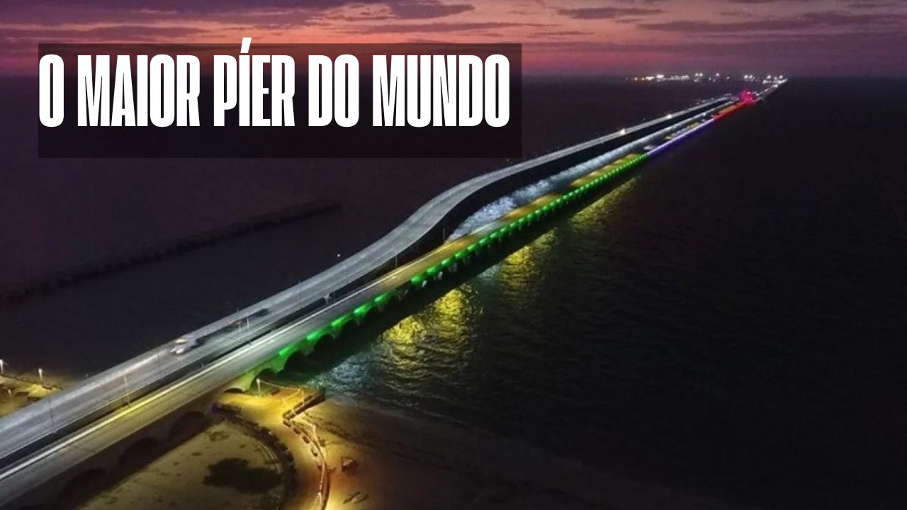 O maior píer do mundo tem impressionantes 6,5 km e leva até uma hora para atravessar