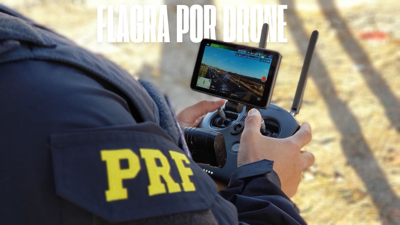 PRF utiliza drones para aplicação de multas nas rodovias federais; saiba como funciona a nova fiscalização