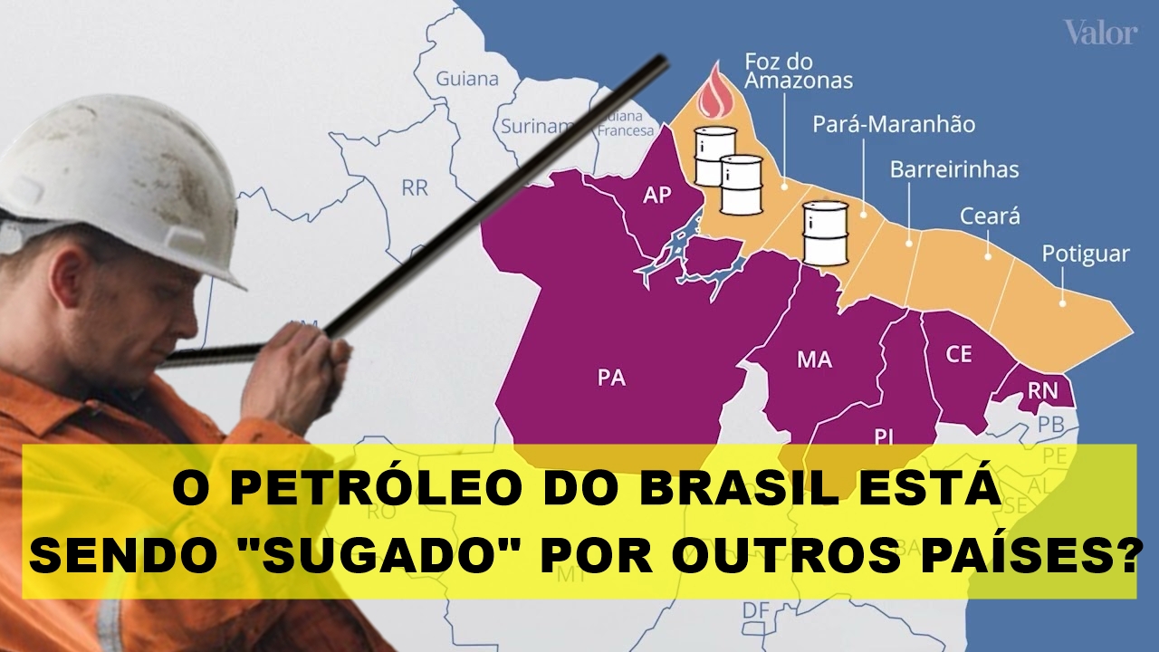 Petróleo do Brasil sendo sugado por Guiana e Suriname na Margem Equatorial e Petrobras não participa