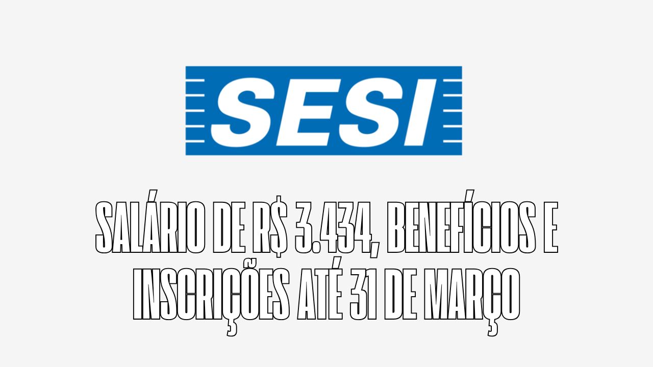 SESI SC está contratando Analista de Recrutamento e Seleção em Joaçaba com salário de R$ 3.434 e benefícios