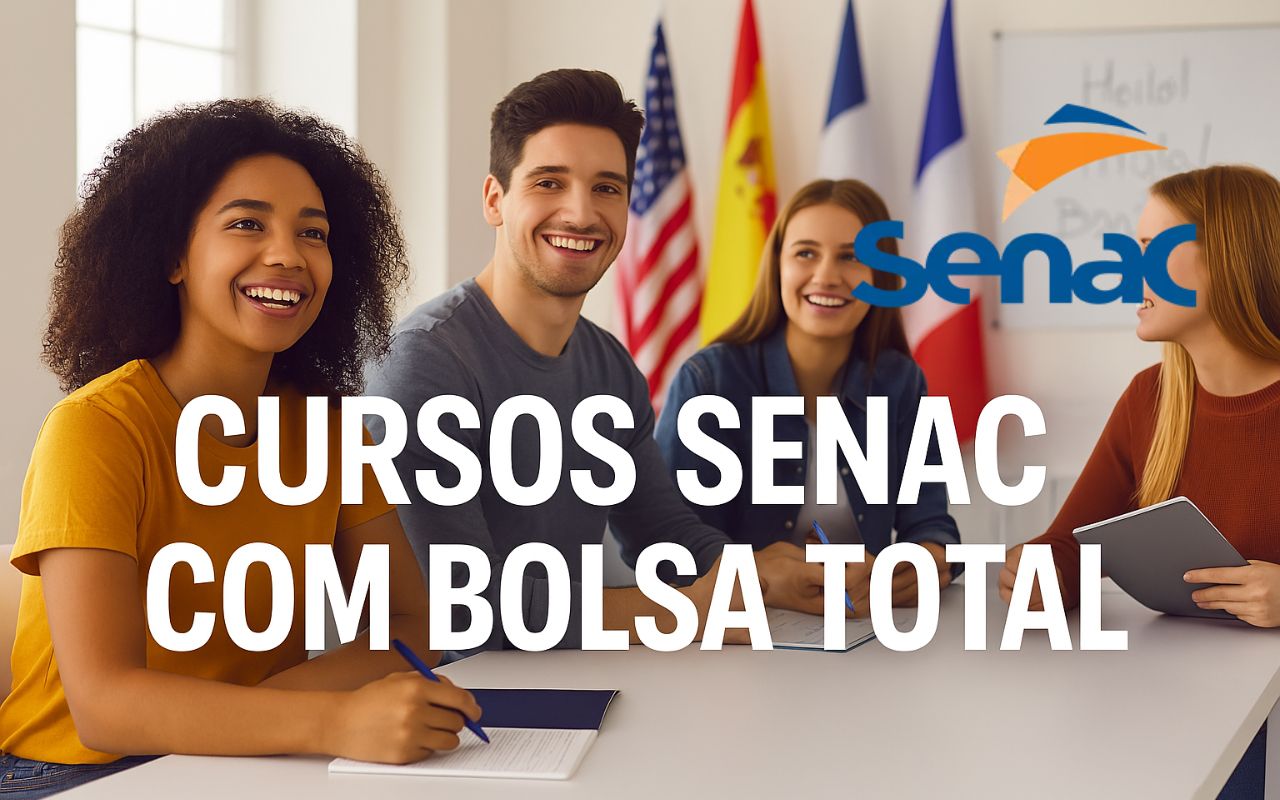 Senac-SP oferece cursos de idiomas com bolsa integral