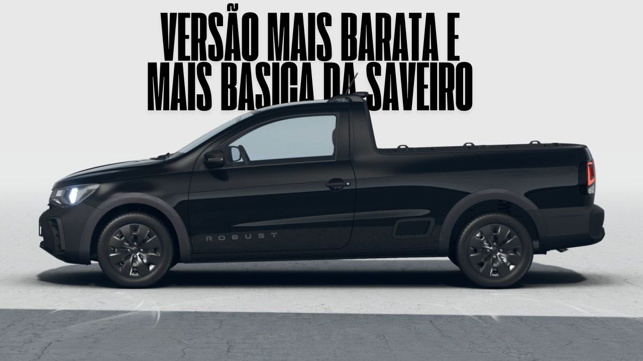 Saveiro Robust 2025: A picape mais barata da Volkswagen vale a pena ou virou passado?