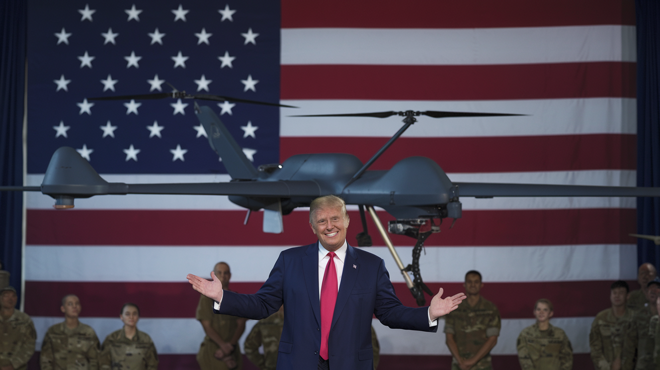 Trump apresenta caça praticamente invisível