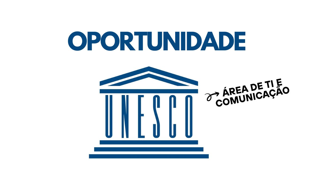 Vaga de emprego, Unesco! Consultoria remota de alta remuneração para profissionais de tecnologia com salário estimado em R$ 30 mil e atuação direta com a Anatel em projeto inovador de inteligência artificial