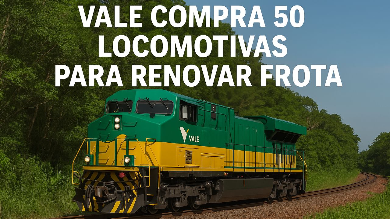Nova locomotiva Evolution vai operar nas ferrovias da Vale a partir de 2026