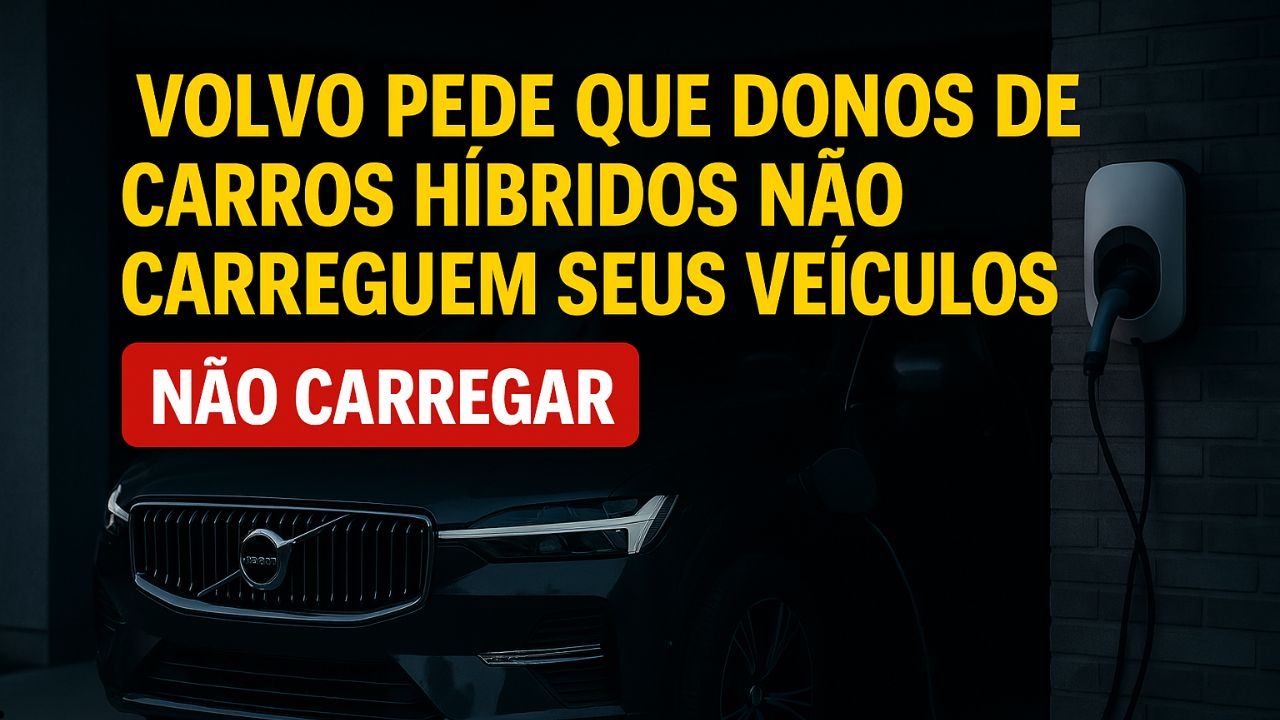 Volvo pede que carros híbridos plug-in não sejam carregados por risco de incêndio