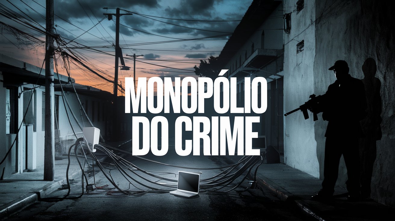 Facção domina provedores de internet e obriga moradores a pagar pelo serviço ilegal, ampliando controle e faturamento do crime.