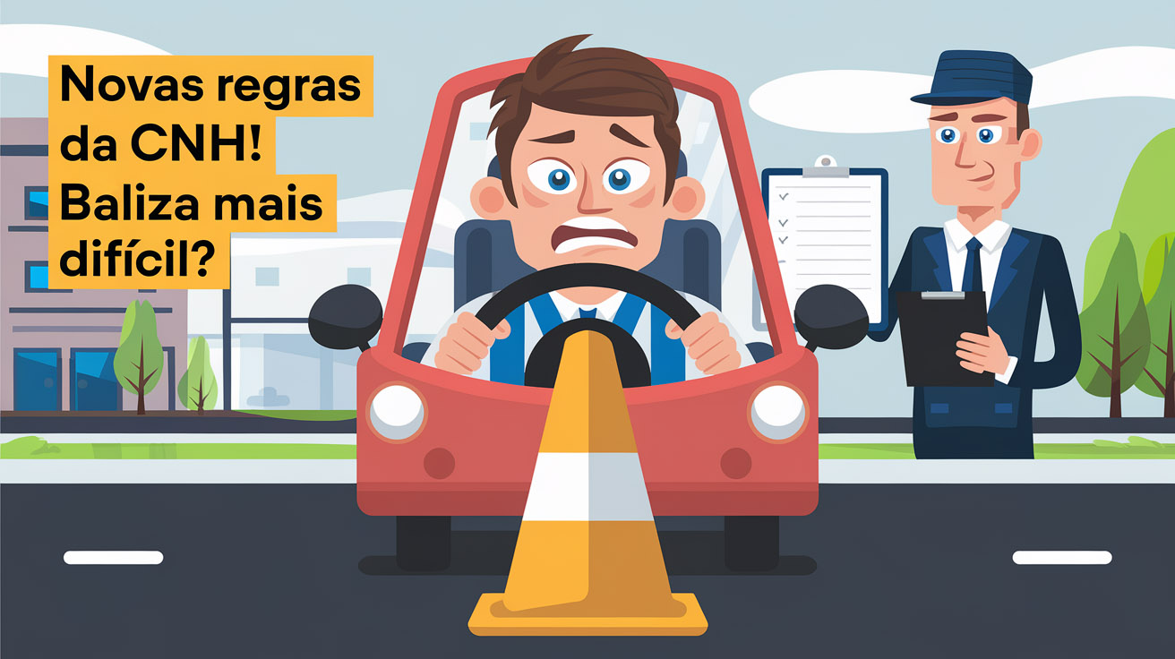 Detran de SP altera regras da prova prática para CNH! Mudanças na baliza exigem mais precisão dos candidatos. Confira os detalhes!