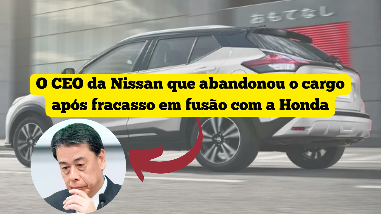 Makoto Uchida renuncia ao cargo de CEO da Nissan após fracasso em fusão com a Honda e crise interna. Ivan Espinosa assumirá a liderança!