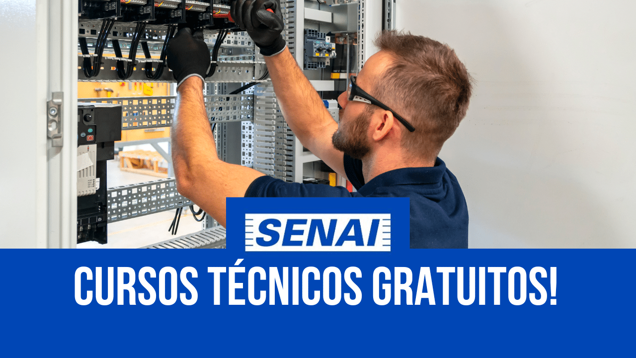 O SENAI oferece vagas em cursos técnicos gratuitos, preparando jovens do ensino médio para o mercado de trabalho com formação especializada.