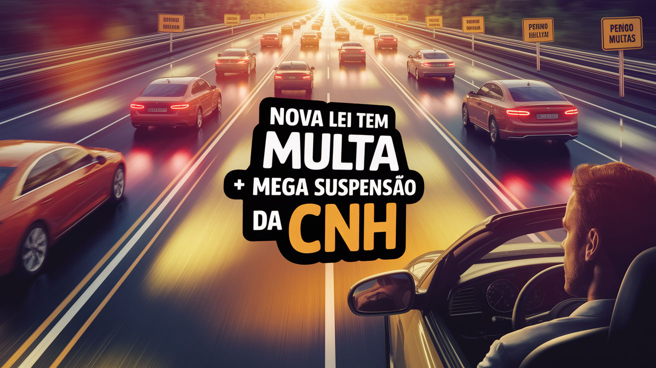 Nova lei pode aplicar multa de até R$ 2.934,70 e suspender CNH por 12 meses! Ultrapassagens perigosas podem ter consequências severas.