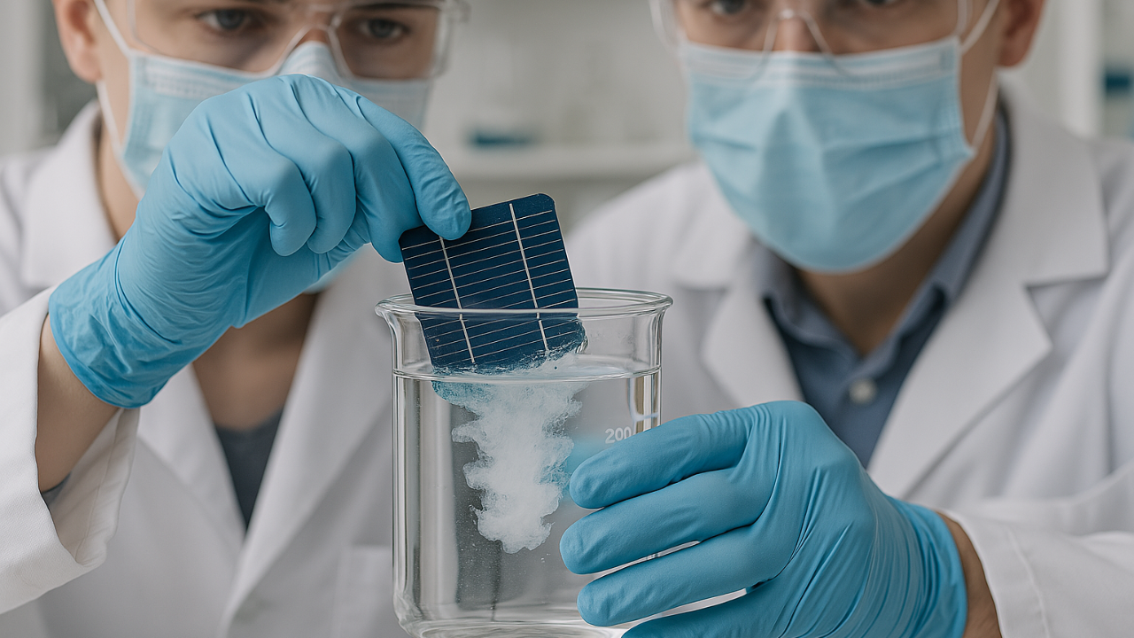 Cientistas suecos desenvolveram um método sustentável para reciclar painéis solares de perovskita usando água, eliminando solventes tóxicos e tornando a energia solar ainda mais ecológica.