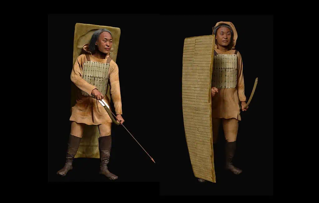 Escudo de osso, Rosto reconstruído, Guerreiro, rosto de guerreiro