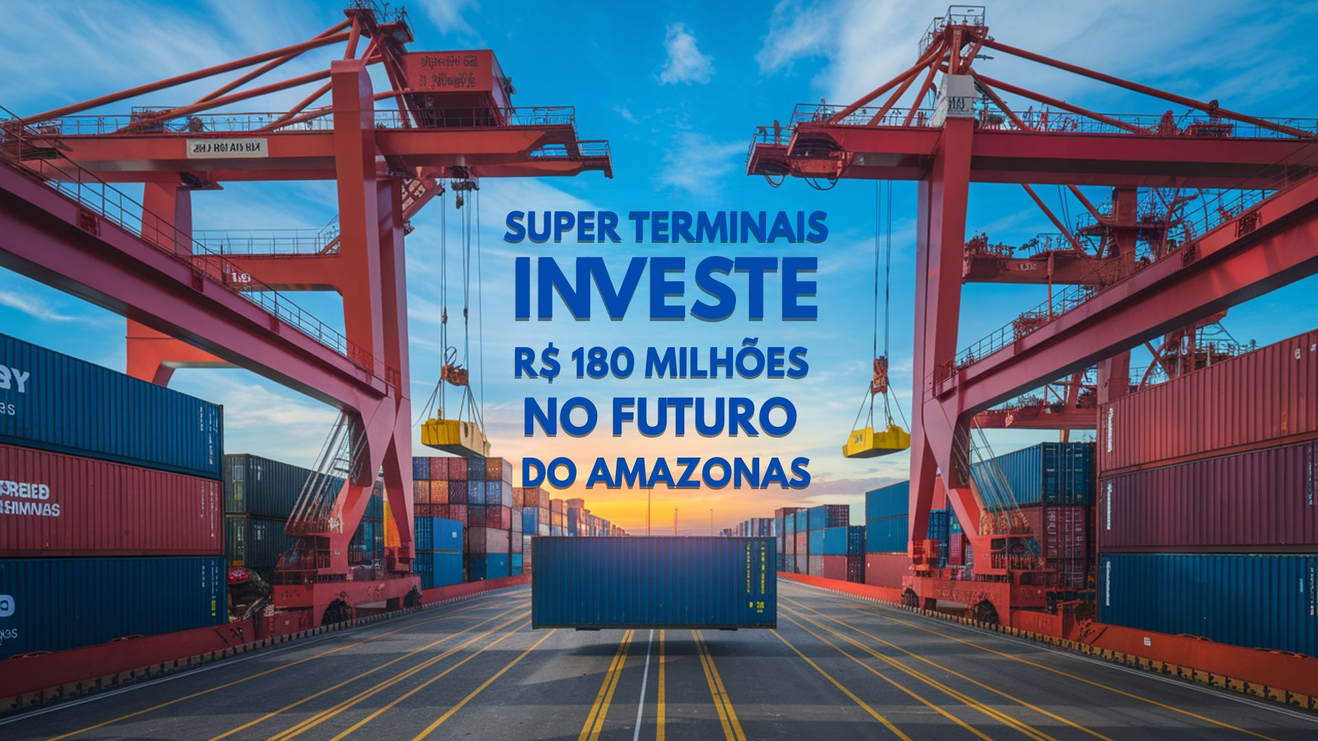 Amazonas recebe investimento de R$ 180 milhões da Super Terminais para expansão de estrutura portuária e aquisição de guindastes elétricos