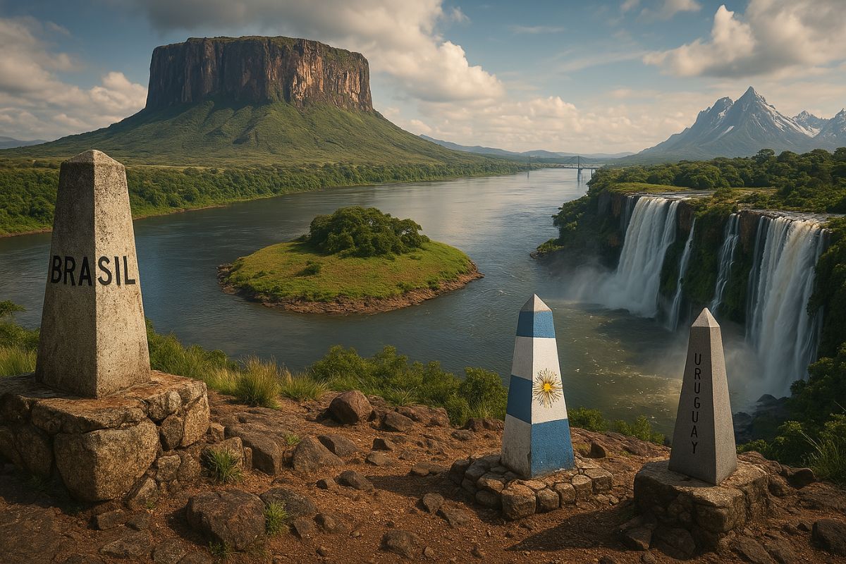 As bizarras e fascinantes fronteiras do Brasil que você nunca imaginou