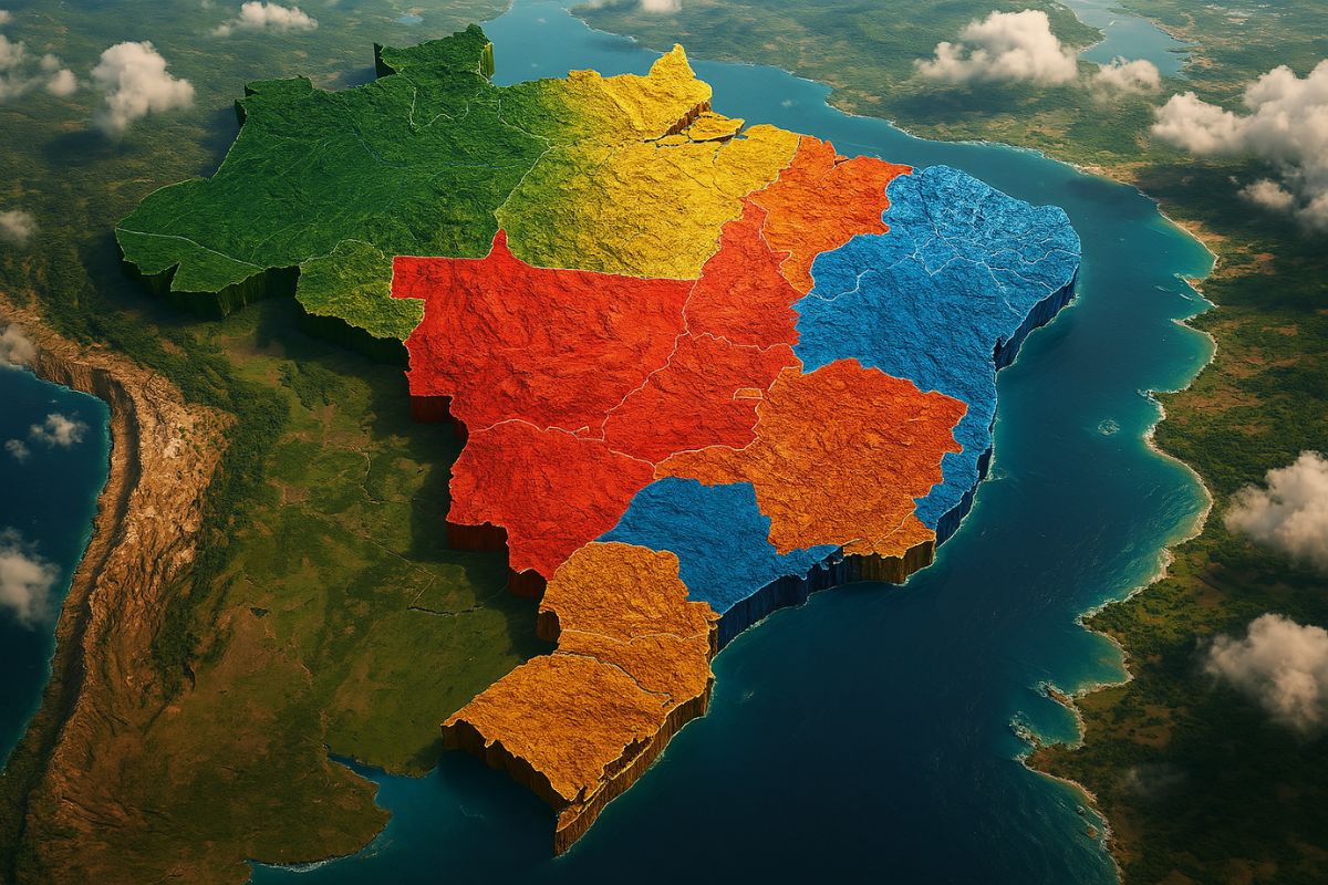As regiões do Brasil nem sempre foram como conhecemos hoje. Entenda como o mapa do país foi redesenhado ao longo da história, quais critérios definiram a divisão territorial e por que novas mudanças ainda podem acontecer.