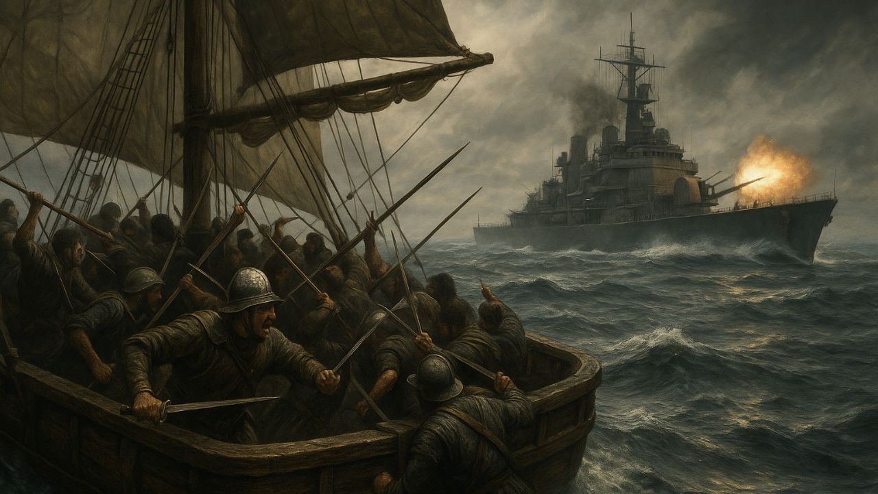 Do esporão ao canhão: a evolução do poder naval através dos séculos