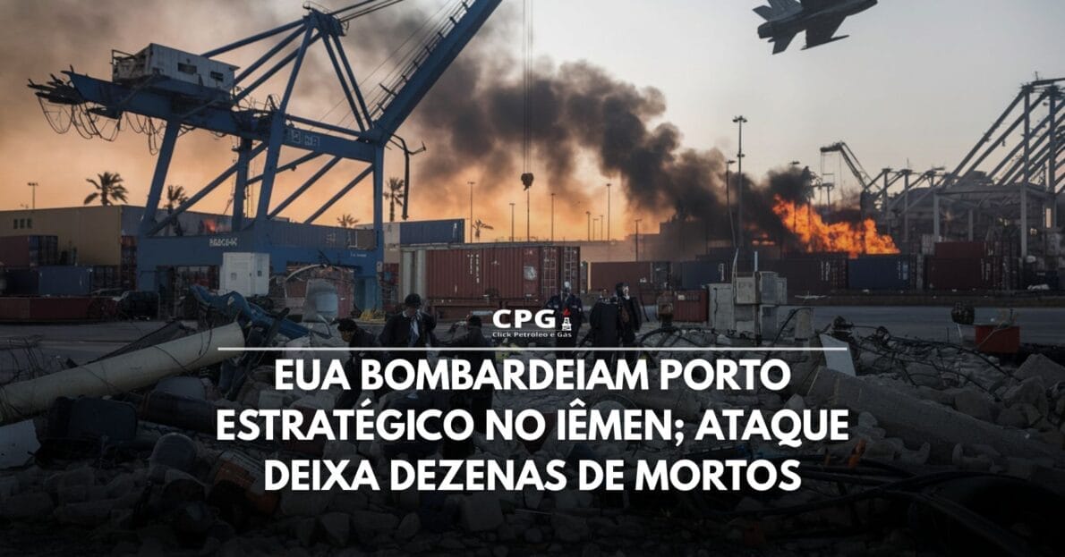 EUA realizam ataque aéreo no porto de Ras Isa, no Iêmen; autoridades locais relatam dezenas de vítimas fatais