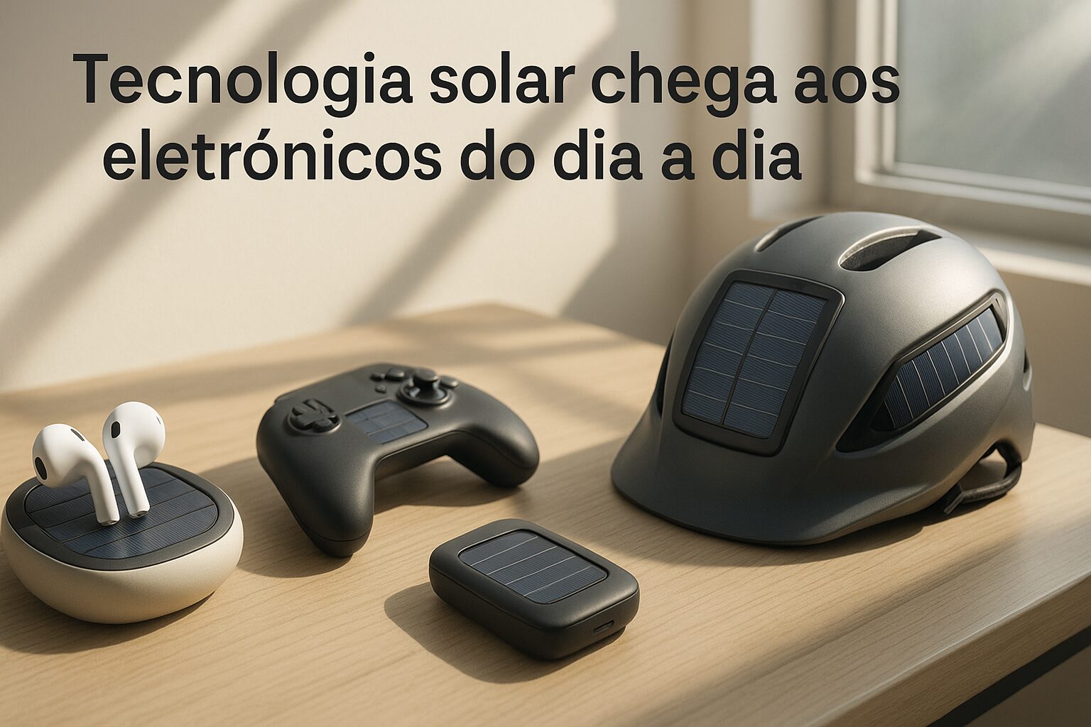 Eletrônicos com energia solar ganham espaço no mercado e trazem soluções para recarga sem depender da tomada