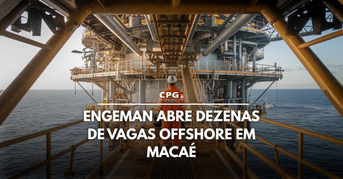 Engeman abre dezenas de vagas offshore para profissionais que desejam trabalhar embarcados em Macaé; oportunidades incluem diversas funções