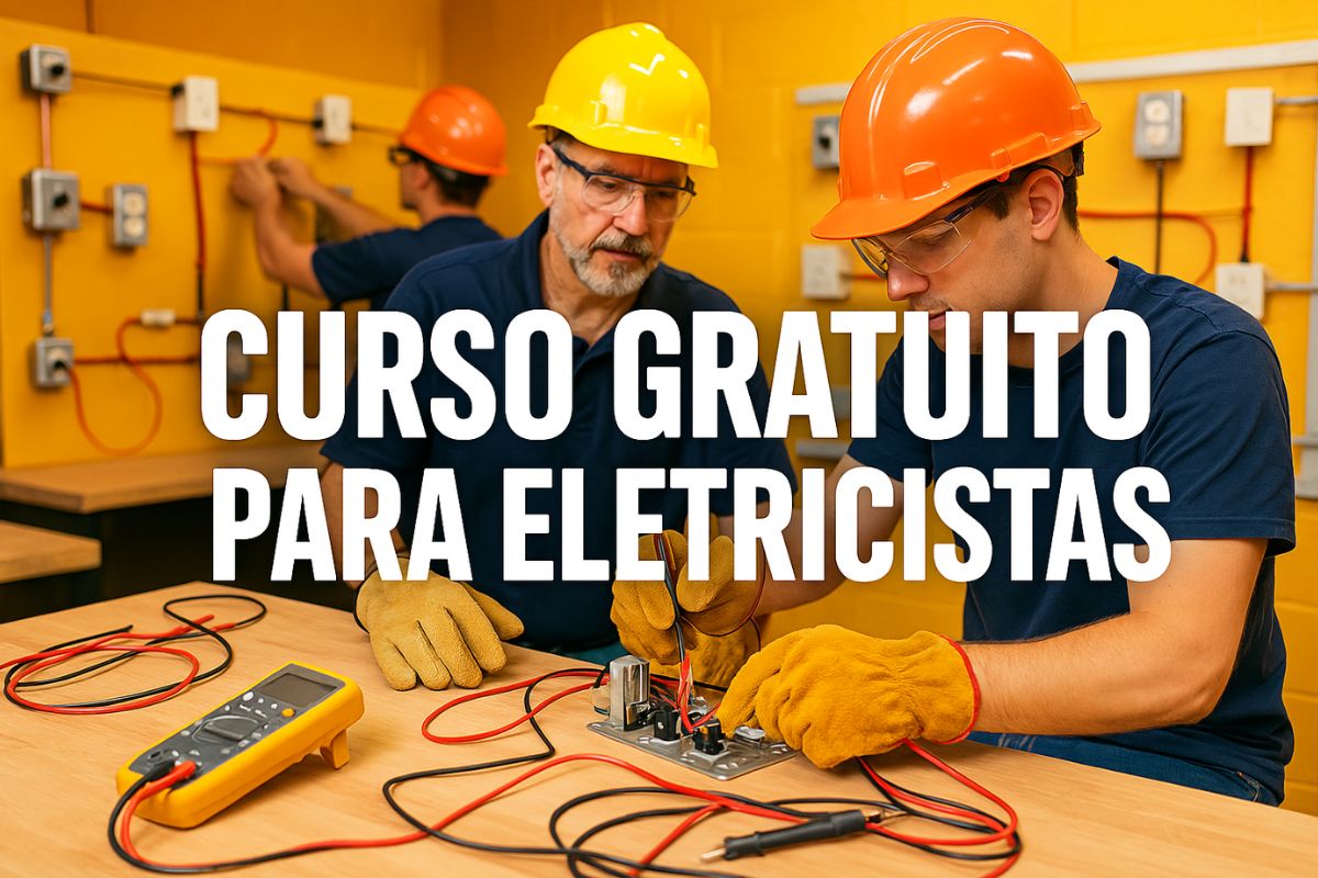 Curso gratuito para eletricistas oferece 25 vagas no IFMA de Imperatriz. Inscrições até 15 de abril. Aulas presenciais e certificação ao final do curso.