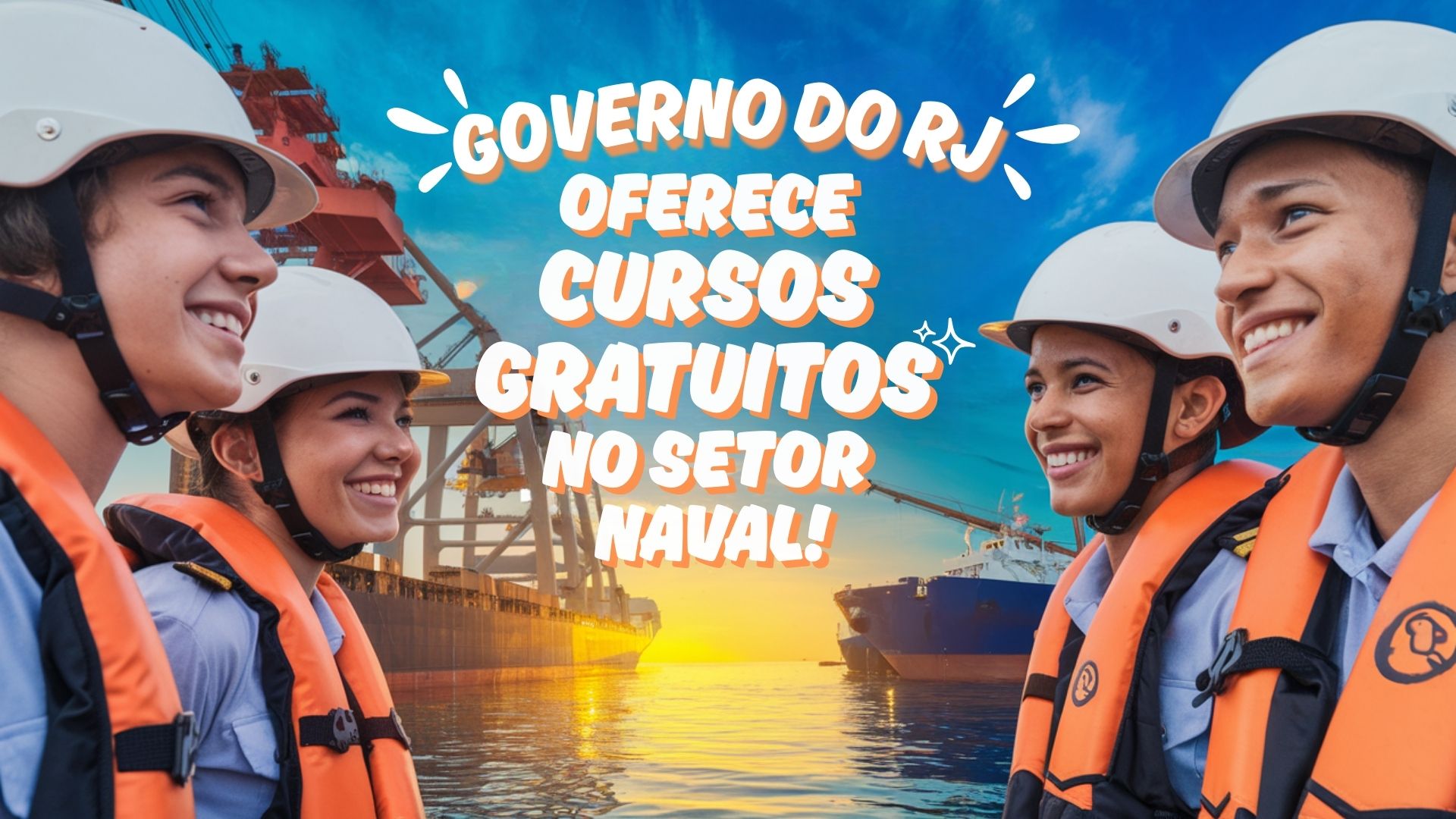 Governo do Rio abre vagas em cursos gratuitos voltados para o setor naval e offshore, com foco em capacitação profissional
