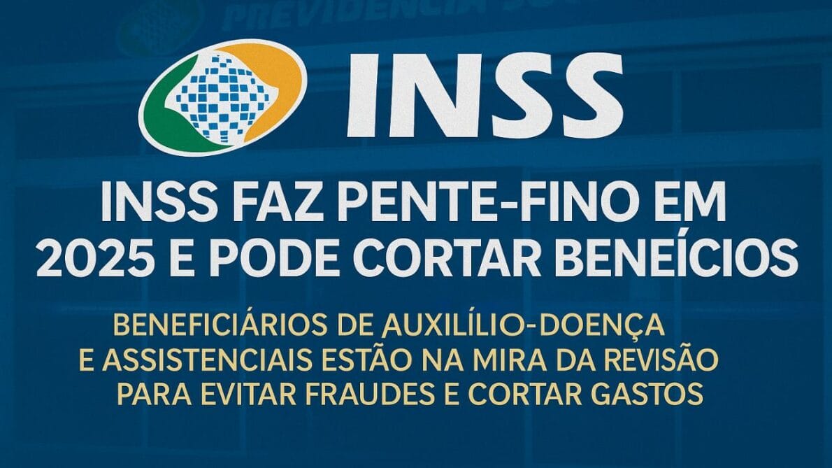 INSS faz pente-fino em 2025 e pode cortar benefícios de até 800 mil segurados