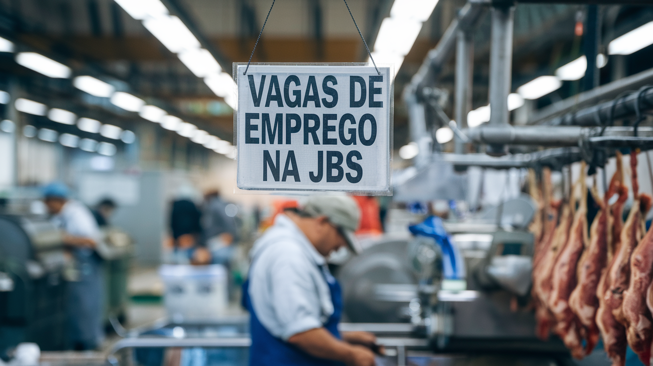 JBS está contratando em seis estados brasileiros e no DF! 80 vagas estão disponíveis para candidatos com e sem experiência