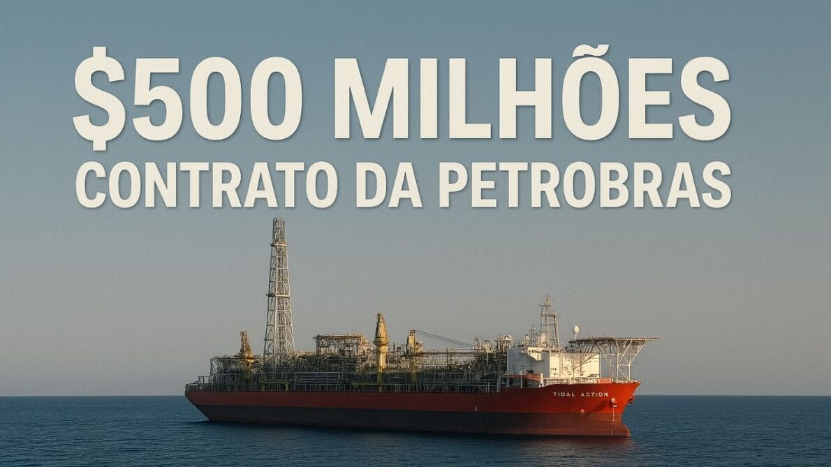 Petrobras contrata navio-sonda Tidal Action por US$ 500 milhões para reforçar operações no pré-sal